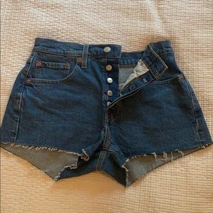 Brand New never worn Levi’s jean cut offs